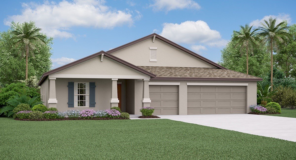 Santa Fe model in Country Club Estates, Dunnellon, FL, built by Lennar