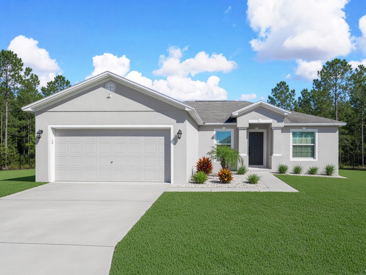 Covington model in Winding River Cove, Bartow, FL, built by Southern Homes