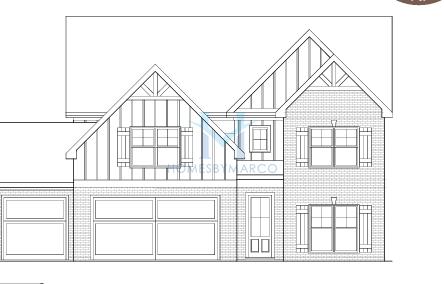 Photos of the Parker model in the Enclave at Brookside Crossing subdivision in Auburn, GA