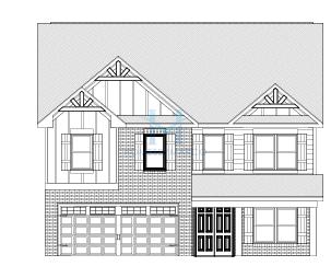 Photos of the Barnsley model in the Enclave at Brookside Crossing subdivision in Auburn, GA