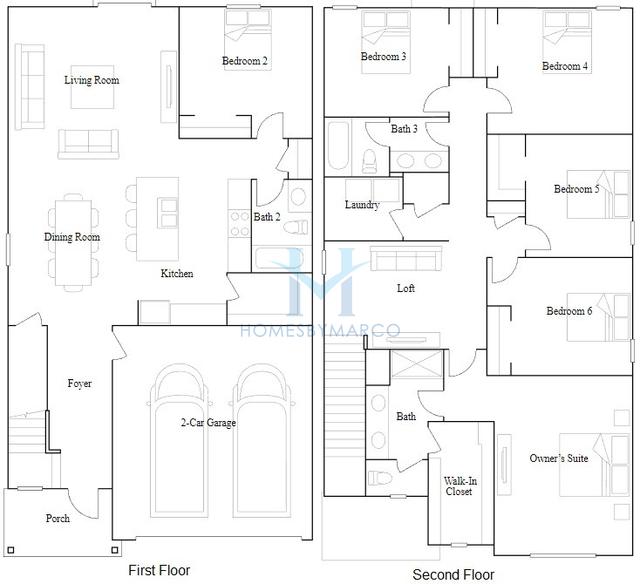 Photos of the Seattle model in the Berry Bay subdivision in Wimauma, FL