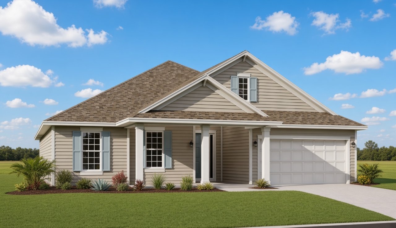 Fleming II model in Grand Landings, Palm Coast, FL, built by Dream Finders Homes