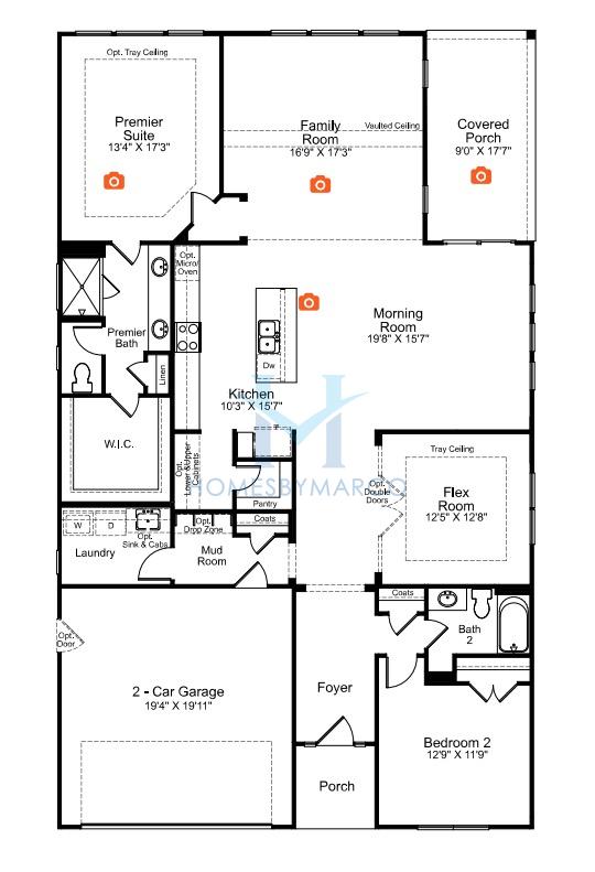 Photos of the Ellington model in the Camber Woods subdivision in Gastonia, NC