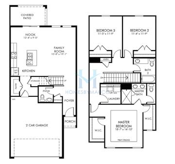 Photos of the Anaheim model in the Woodleaf Hammock at Lakewood Ranch subdivision in Bradenton, FL