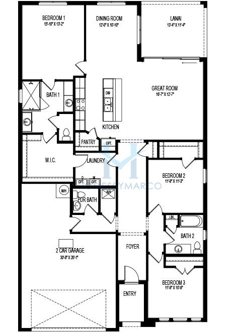 Photos of the Charlotte model in the Toscana Isles subdivision in Nokomis, FL