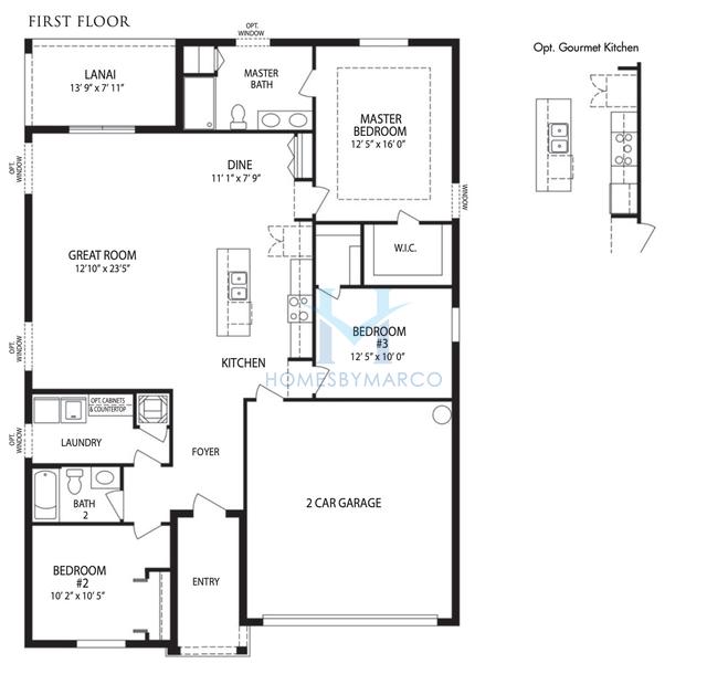Photos of the Memphis model in the Newberry Corners subdivision in Newberry, FL