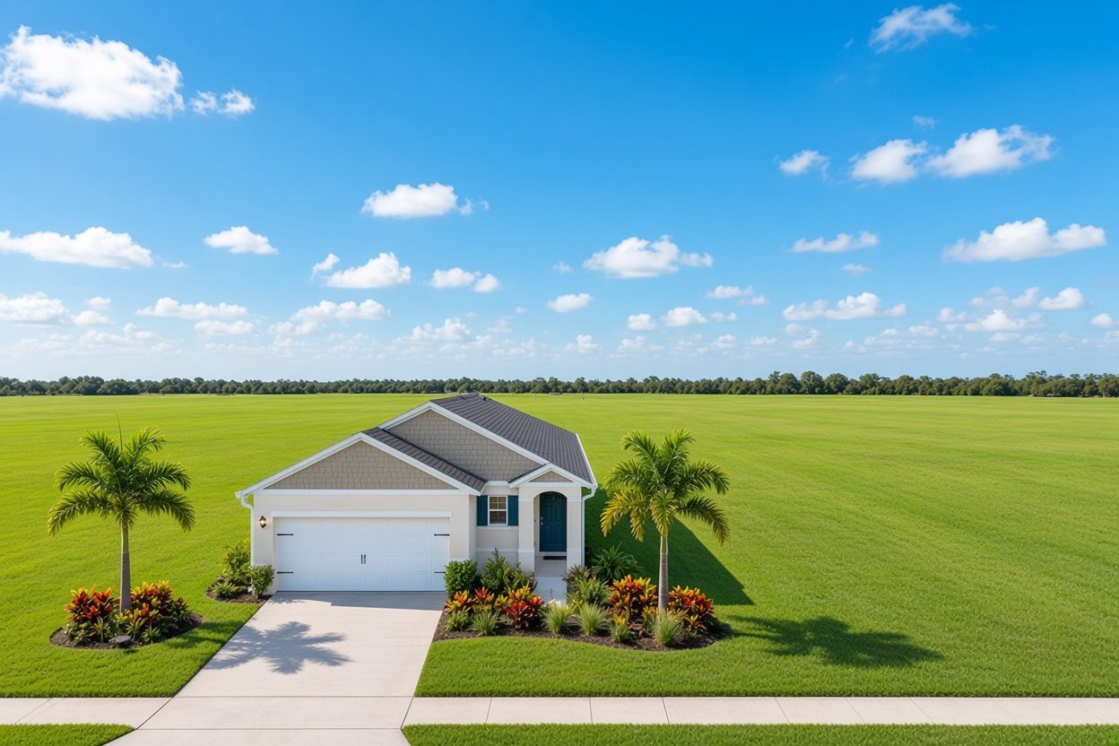 Glenwood model in Riverbend at Cameron Heights, Sanford, FL, built by D.R. Horton