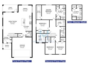 Photos of the 2202 model in the Harmony Central subdivision in St. Cloud, FL
