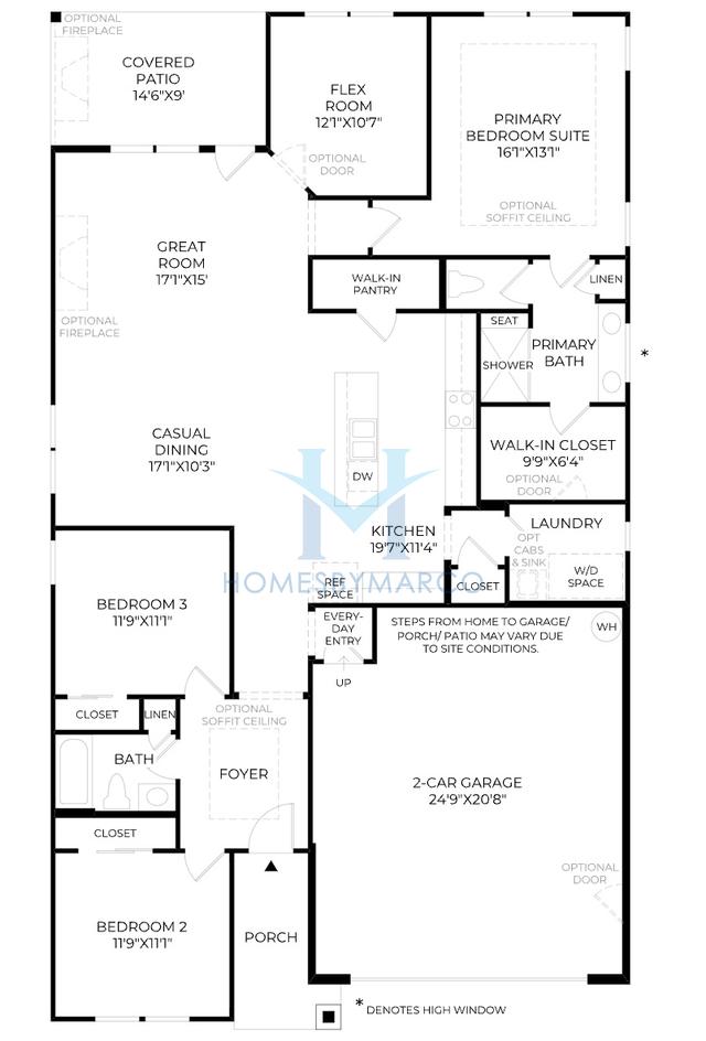Photos of the Trawick model in the Griffith Lakes subdivision in Charlotte, NC
