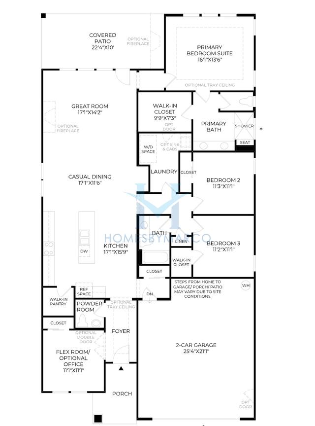 Photos of the Westview model in the Griffith Lakes subdivision in Charlotte, NC