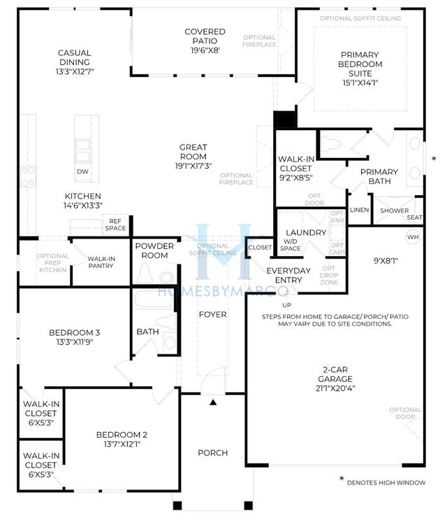 Photos of the Badin model in the Griffith Lakes subdivision in Charlotte, NC