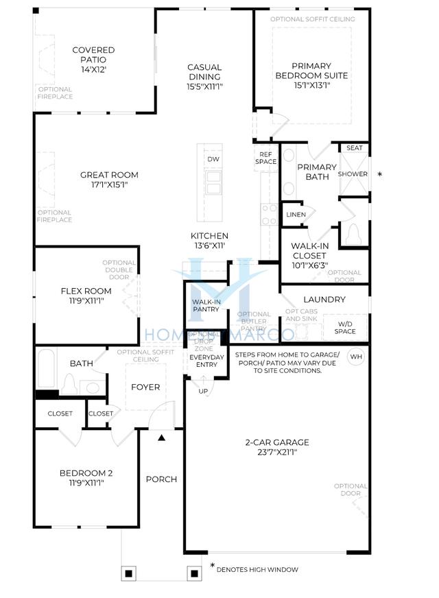 Photos of the Dilworth model in the Griffith Lakes subdivision in Charlotte, NC
