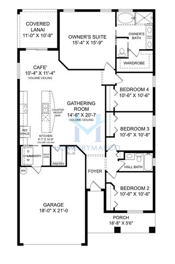 Photos of the Parker model in the Astonia subdivision in Davenport, FL