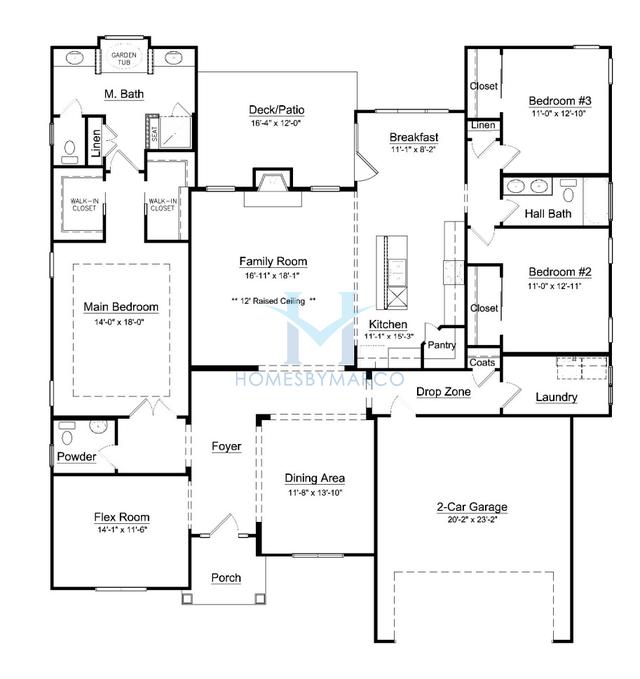Photos of the Augusta model in the Olde Homestead subdivision in Concord, NC