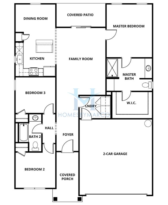 Photos of the Blanco model in the Colonial Crossing subdivision in Troutman, NC