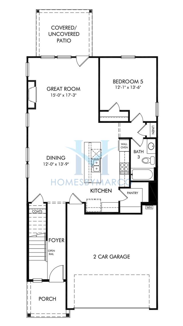 Photos of the Paisley model in the Avalon subdivision in Conyers, GA