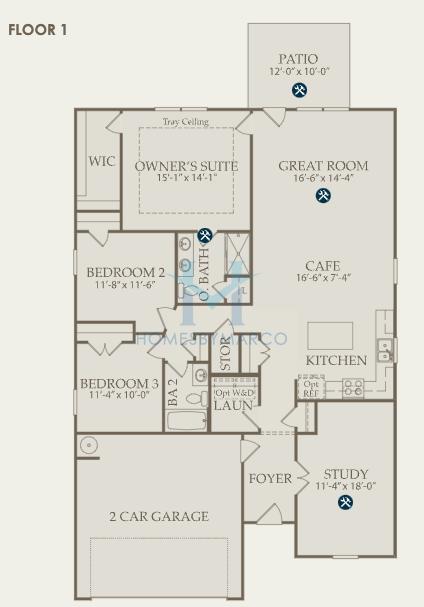 Photos of the Morgan model in the Bennett Park subdivision in Grayson, GA
