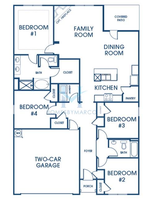 Photos of the Cali model in the Oak Park subdivision in Newberry, FL