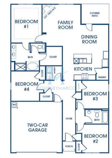 Photos of the Cali model in the Tara Esmeralda subdivision in Newberry, FL