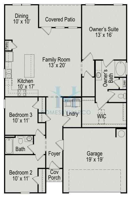 Photos of the Bradley model in the Jackson Farm subdivision in Cartersville, GA