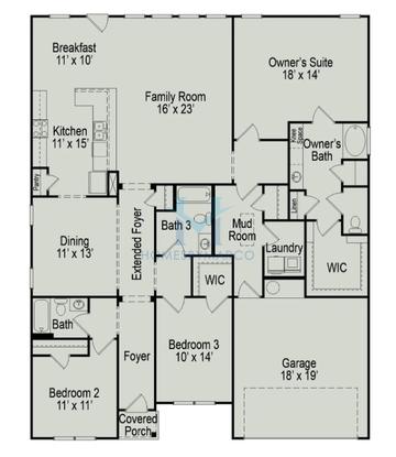 Photos of the Avery model in the Vermillion subdivision in Huntersville, NC