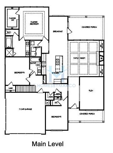 Photos of the Addison model in the Georgia Estates subdivision in Statham, GA
