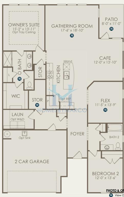 Photos of the Bedrock model in the Enclave at Parkway Village subdivision in Union City, GA