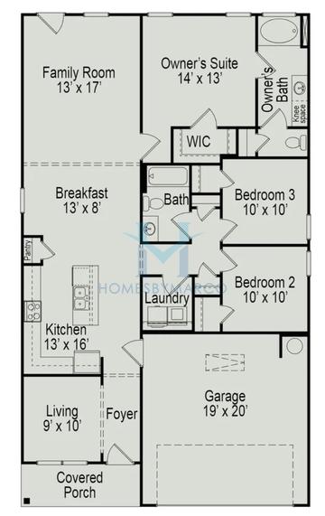 Photos of the Piedmont model in the Hopewell Manor subdivision in Dalton, GA