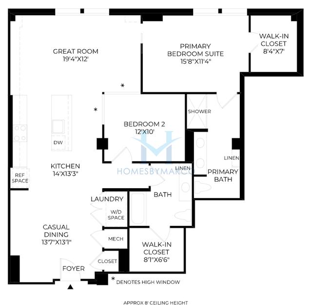 Photos of the East Lake model in the Park 108 subdivision in Decatur, GA
