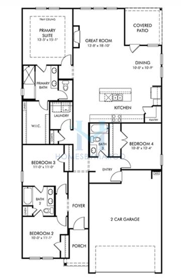 Photos of the Gibson model in the The Woods at Dawson subdivision in Dawsonville, GA