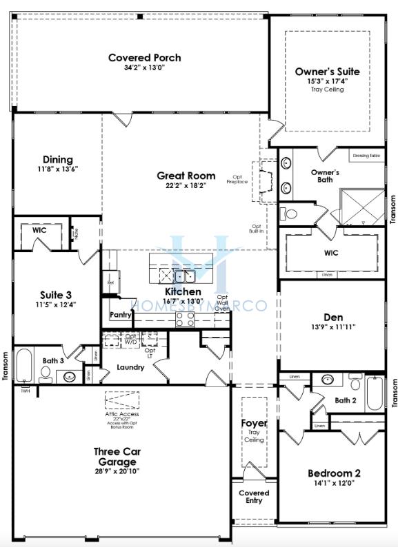 Photos of the Pear model in the Cresswind at Twin Lakes subdivision in Hoschton, GA