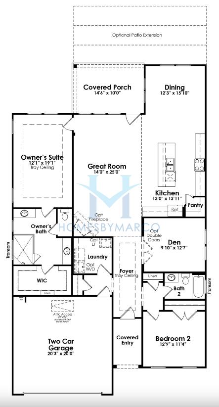 Photos of the Elm model in the Cresswind at Twin Lakes subdivision in Hoschton, GA