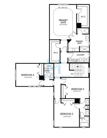 Thoreau model in Silverleaf Reserve, Winter Garden, FL, built by Meritage Homes