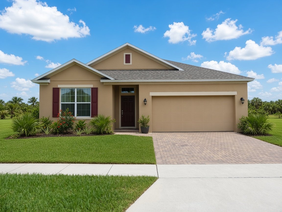 Aspen model in Pennyroyal, Kissimmee, FL, built by Beazer Homes