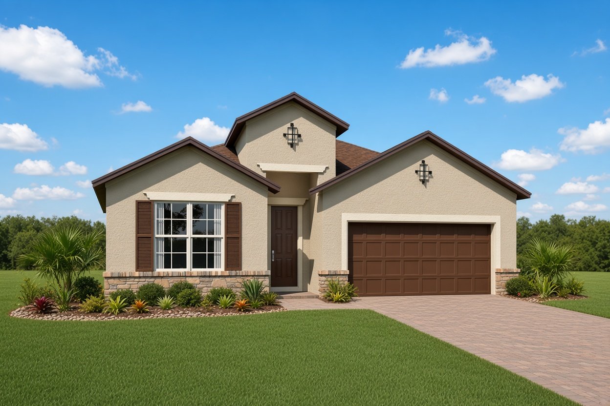 Aspen TUA model in Reserve at Sawgrass, Orlando, FL, built by Beazer Homes