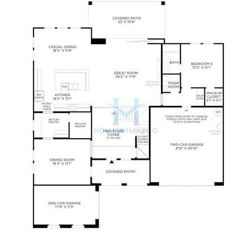 Photos of the Monetta model in the The Preserve at San Tan subdivision in San Tan Valley, AZ