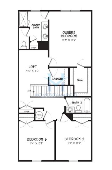 Brooks model in Winsome Park, Woodstock, GA, built by Traton Homes