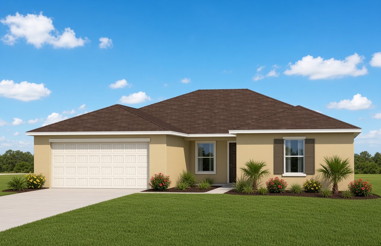 2127 model in Coves of Estero Bay, Fort Myers, FL, built by KB Home