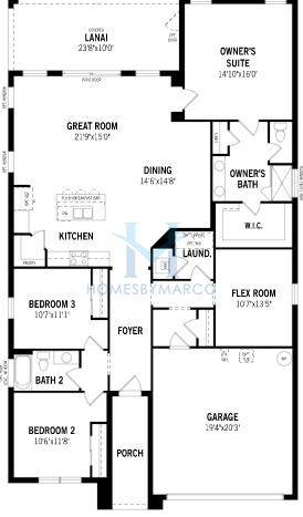 Photos of the Glades model in the Waterbrooke subdivision in Clermont, FL