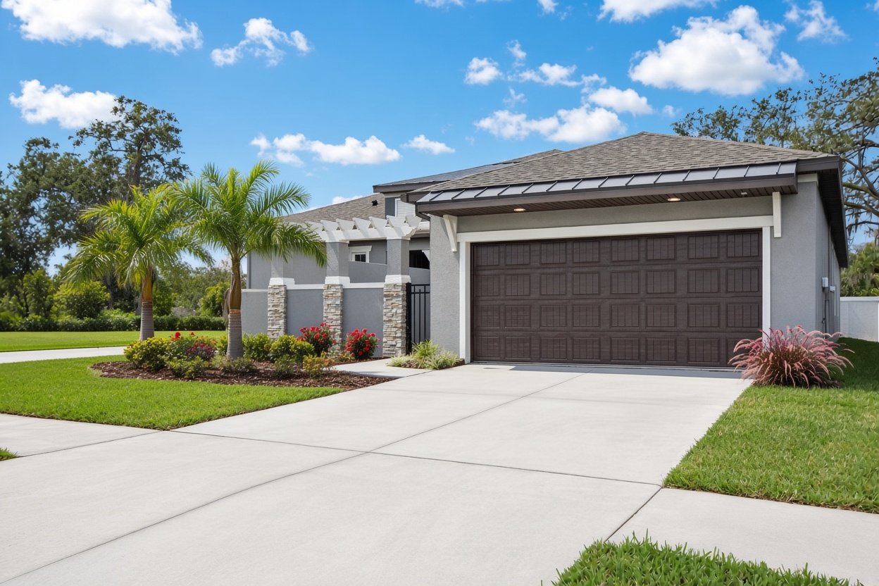 Capri model in Villas Del Lago, Lutz, FL, built by Mobley Homes