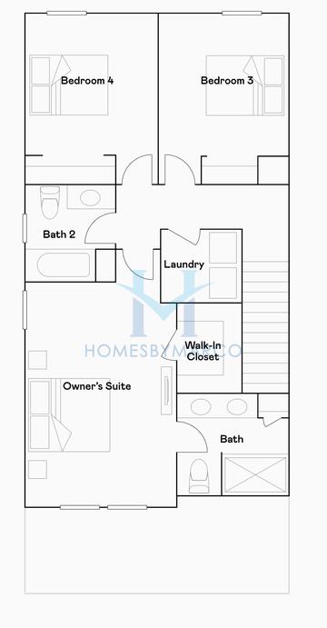 Carnegie model in Townes at Manhattan Crossing, Tampa, FL, built by Lennar