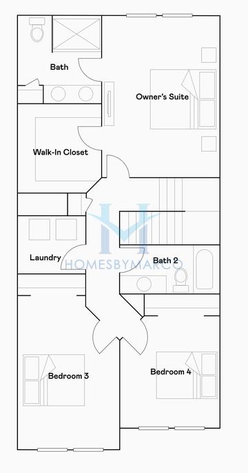 Flagler model in Townes at Manhattan Crossing, Tampa, FL, built by Lennar