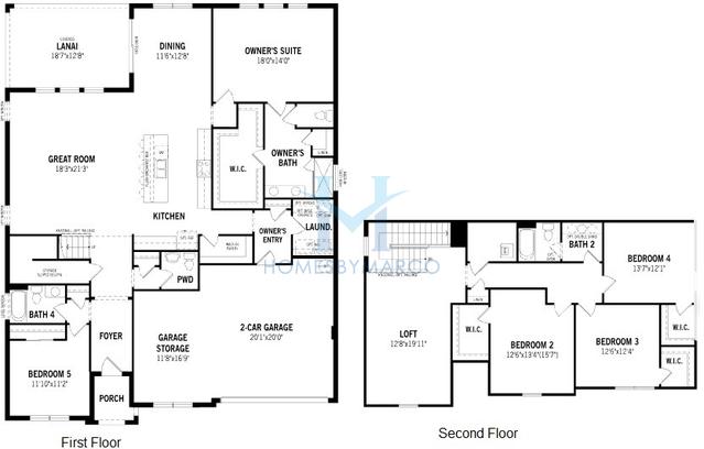 Photos of the Azalea model in the Meridian Parks subdivision in Orlando, FL