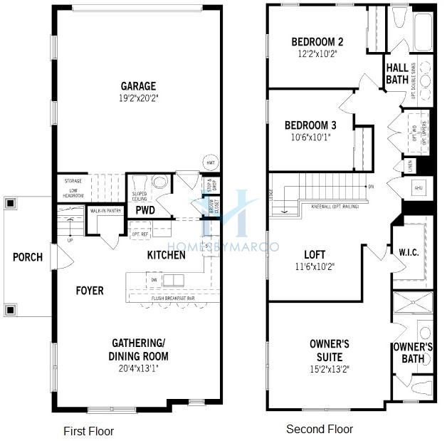 Photos of the Martina model in the Meridian Parks subdivision in Orlando, FL