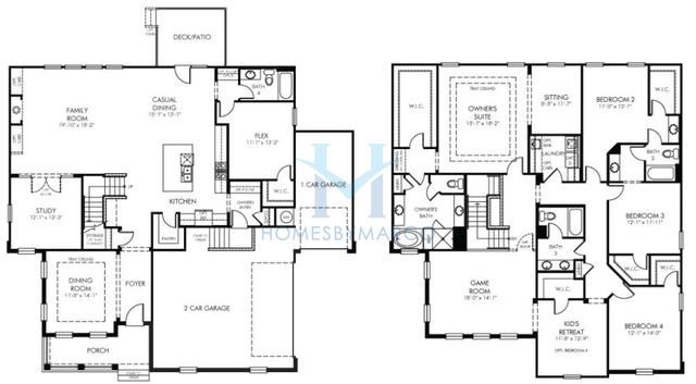 Photos of the Brunswick II model in the Cureton subdivision in Waxhaw, NC