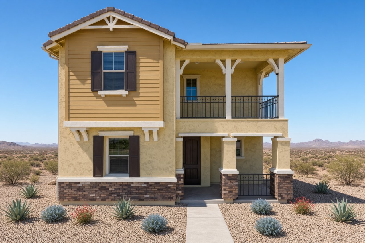 Surfliner model in Cooley Station, Gilbert, AZ, built by Fulton Homes