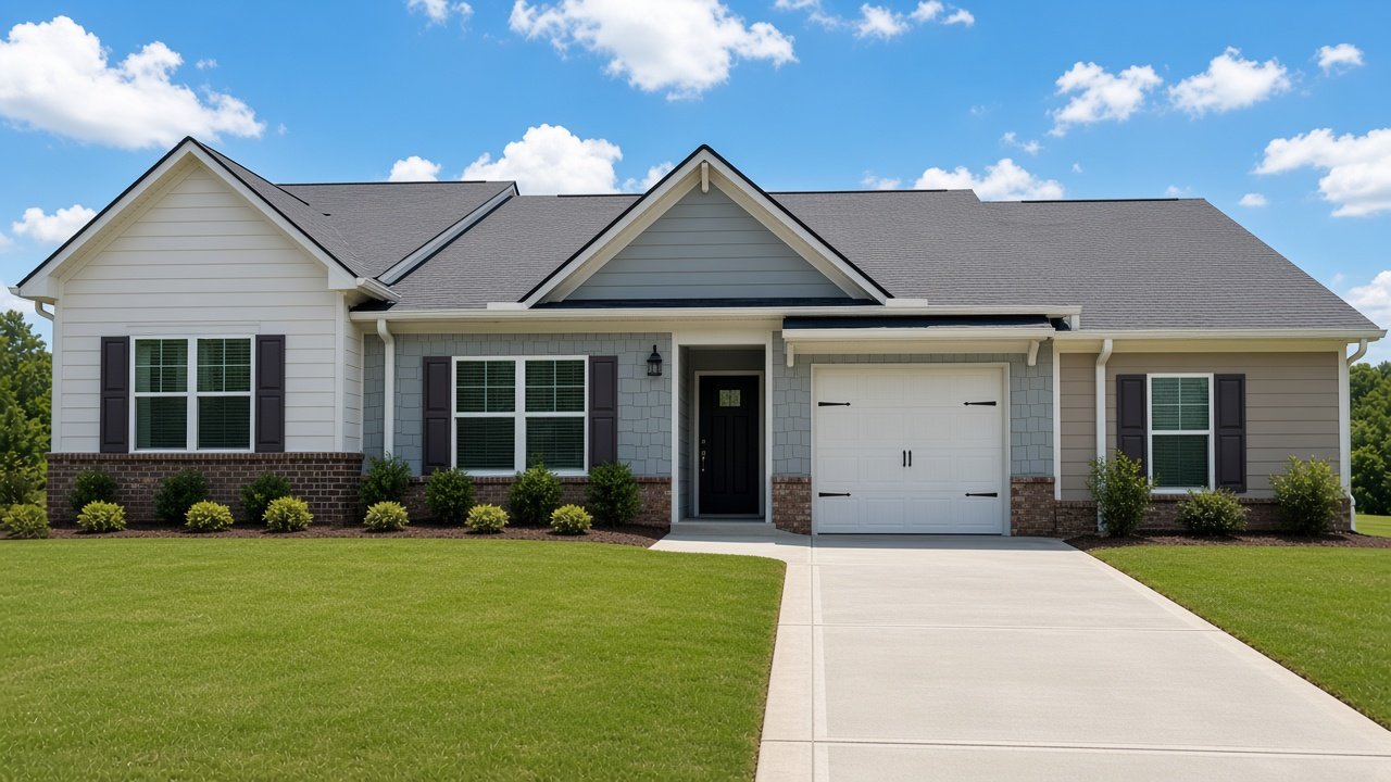 Acacia model in Silver Leaf, Dawsonville, GA, built by Kerley Family Homes
