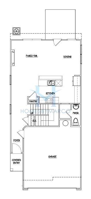Photos of the Grantham model in the Mulberry Summit subdivision in Flowery Branch, GA