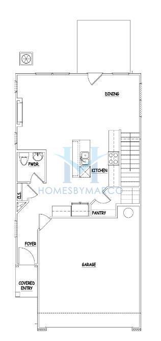 Photos of the Wendover model in the Mulberry Summit subdivision in Flowery Branch, GA