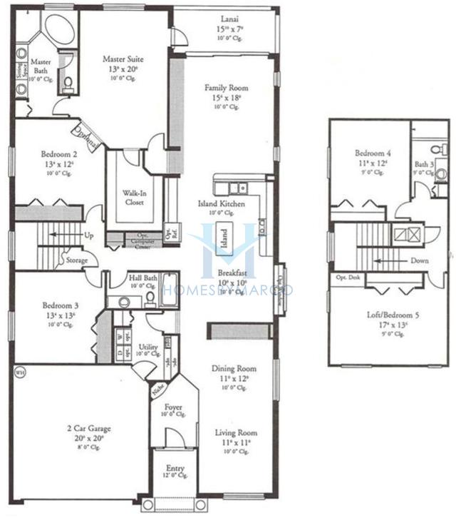 Photos of the Stonebrooke model in the Hamilton Park subdivision in Wesley Chapel, FL